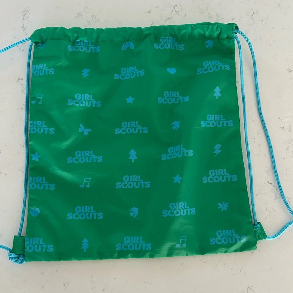 Girl Scouts Green‎ Drawstring Bag